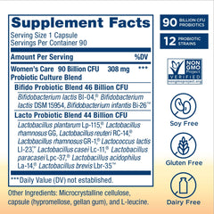 Front packaging of Renew Life Ultimate Flora Women's Care Probiotic