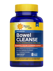 Renew Your Life Bowel Cleanse bottle with label facing forward