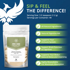 Renova CellularTea burdock root illustration, detox-supporting ingredients