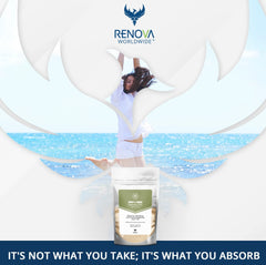 Renova CellularTea caffeine-free tea steeping, evening-friendly cleanse