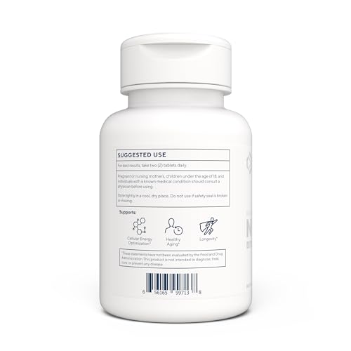 Sublingual NMN tablet dissolving under the tongue