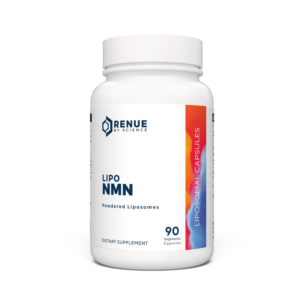 Bottle of Renue By Science NMN Liposomal Supplement