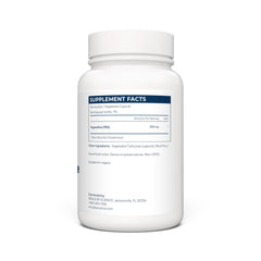 Ingredients panel and bottle packaging