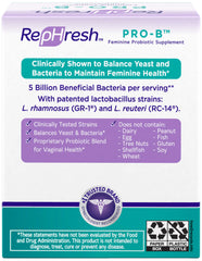RepHresh Pro-B bottle back label close-up