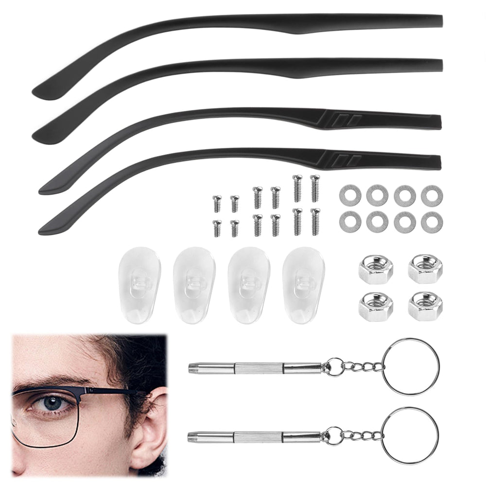 All-in-one glasses repair kit in use