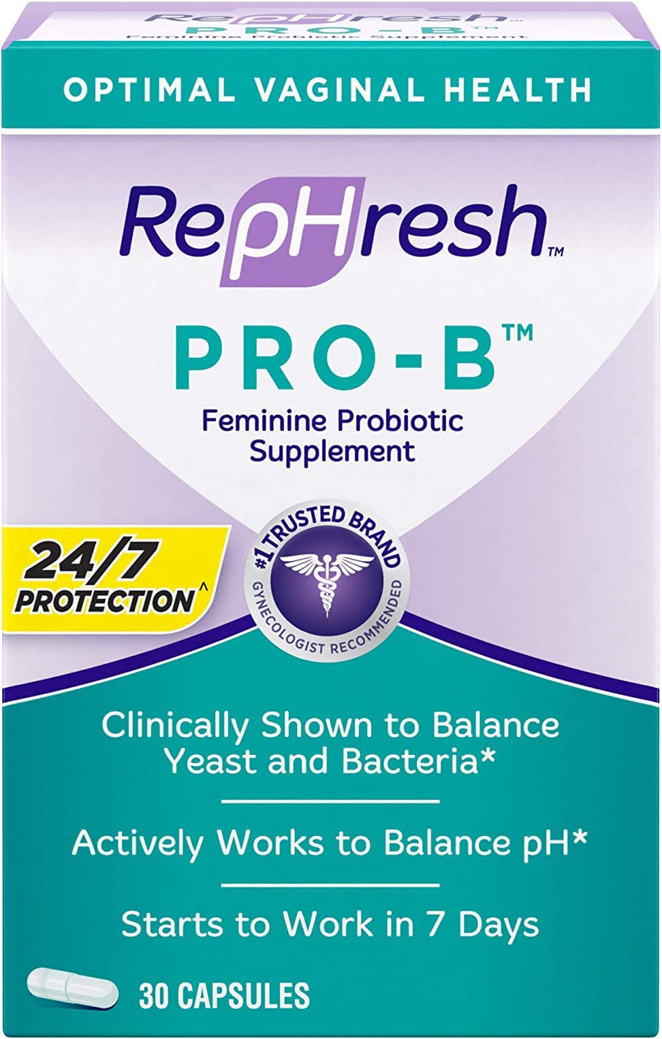 Batch and expiry information on RepHresh Pro-B packaging