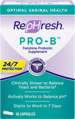 Batch and expiry information on RepHresh Pro-B packaging