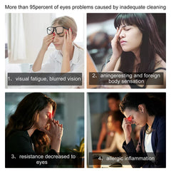 Compact case with replaceable lens containers and tools