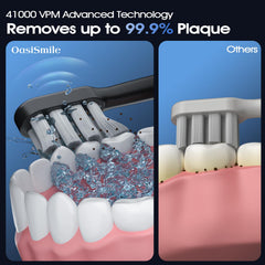 Four replacement brush heads for extended use