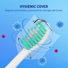 Travel-friendly six-pack replacement brush heads for Philips Sonicare