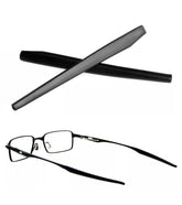 Replacement earsocks for Oakley Mono Shock OX3098 – black, front view