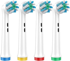 Replacement electric toothbrush heads package front view