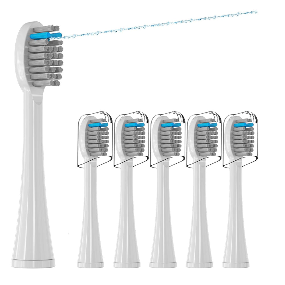 6-pack replacement toothbrush heads for Waterpik Sonic Fusion SF01/SF02/SF03/SF04