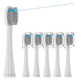 6-pack replacement toothbrush heads for Waterpik Sonic Fusion SF01/SF02/SF03/SF04