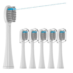 6-pack replacement toothbrush heads for Waterpik Sonic Fusion SF01/SF02/SF03/SF04