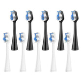 White AquaSonic and Waterpik compatible replacement toothbrush heads, pack view