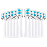 Six-pack white replacement toothbrush heads for Fairywill electric toothbrush