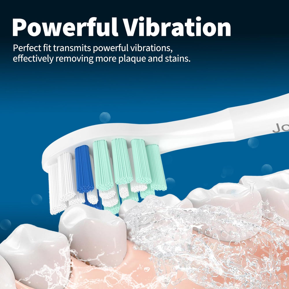 Blue indicator bristles fading to signal replacement