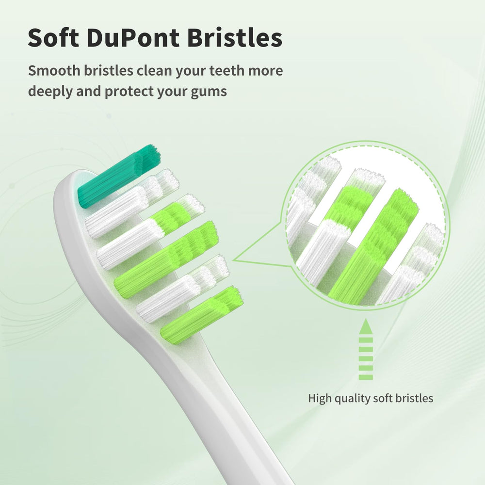 Green indicator bristles showing wear replacement cue