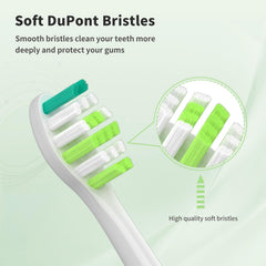 Green indicator bristles showing wear replacement cue