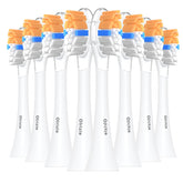 Eight-pack replacement toothbrush heads for Philips Sonicare