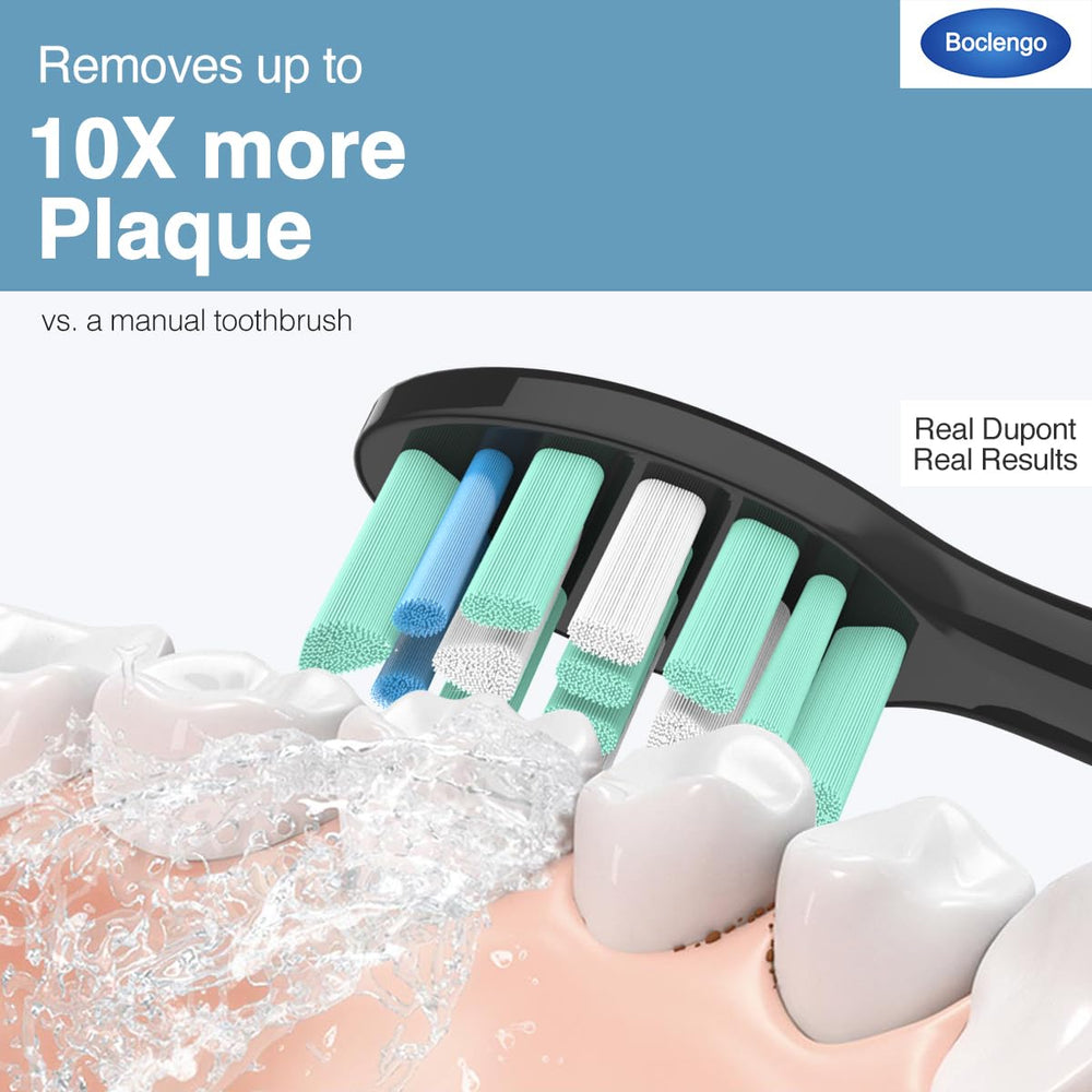 Toothbrush head being snapped onto Philips Sonicare handle