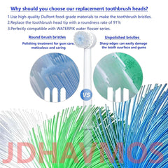 Five-pack Waterpik replacement heads for WP-series