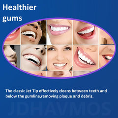 Waterpik compatible toothbrush head set showing compatibility