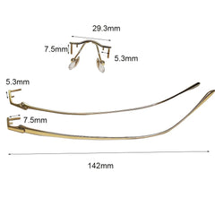 Replacement nose bridge for glasses