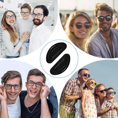 Replacement nose pads for eyeglasses and sunglasses