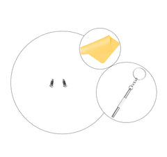 Screwdriver included for easy installation