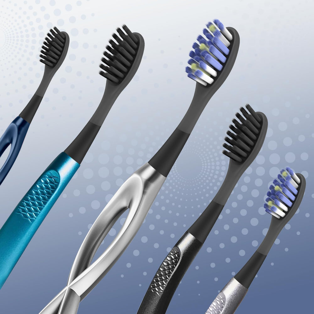 Replacement heads compatible with Colgate Keep Charcoal and Optic White