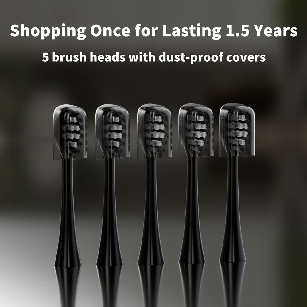 Curved W-shaped bristles designed to fit teeth for Gleem head