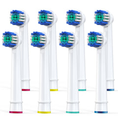 8-pack replacement toothbrush heads for Oral-B Braun electric toothbrushes