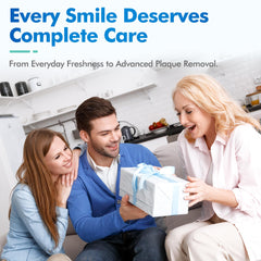 Travel-ready packaging for replacement toothbrush heads