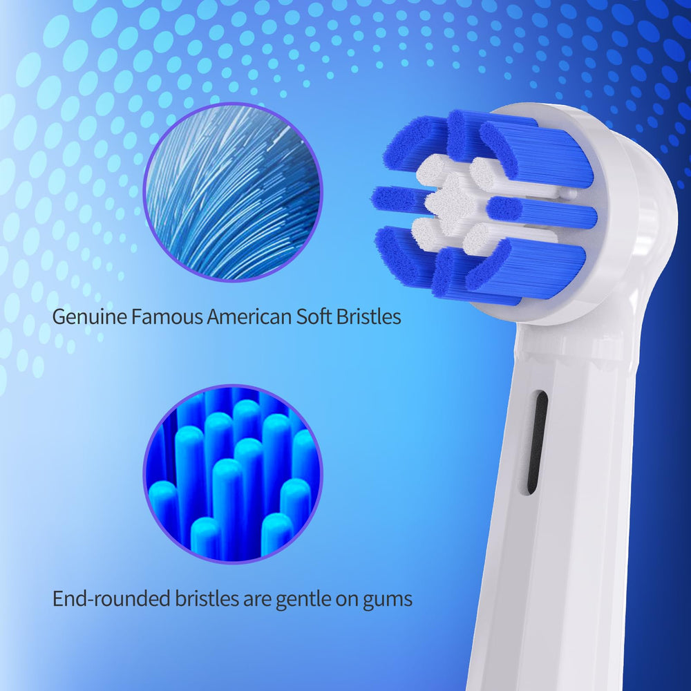 Durable white replacement heads for Oral-B iO series