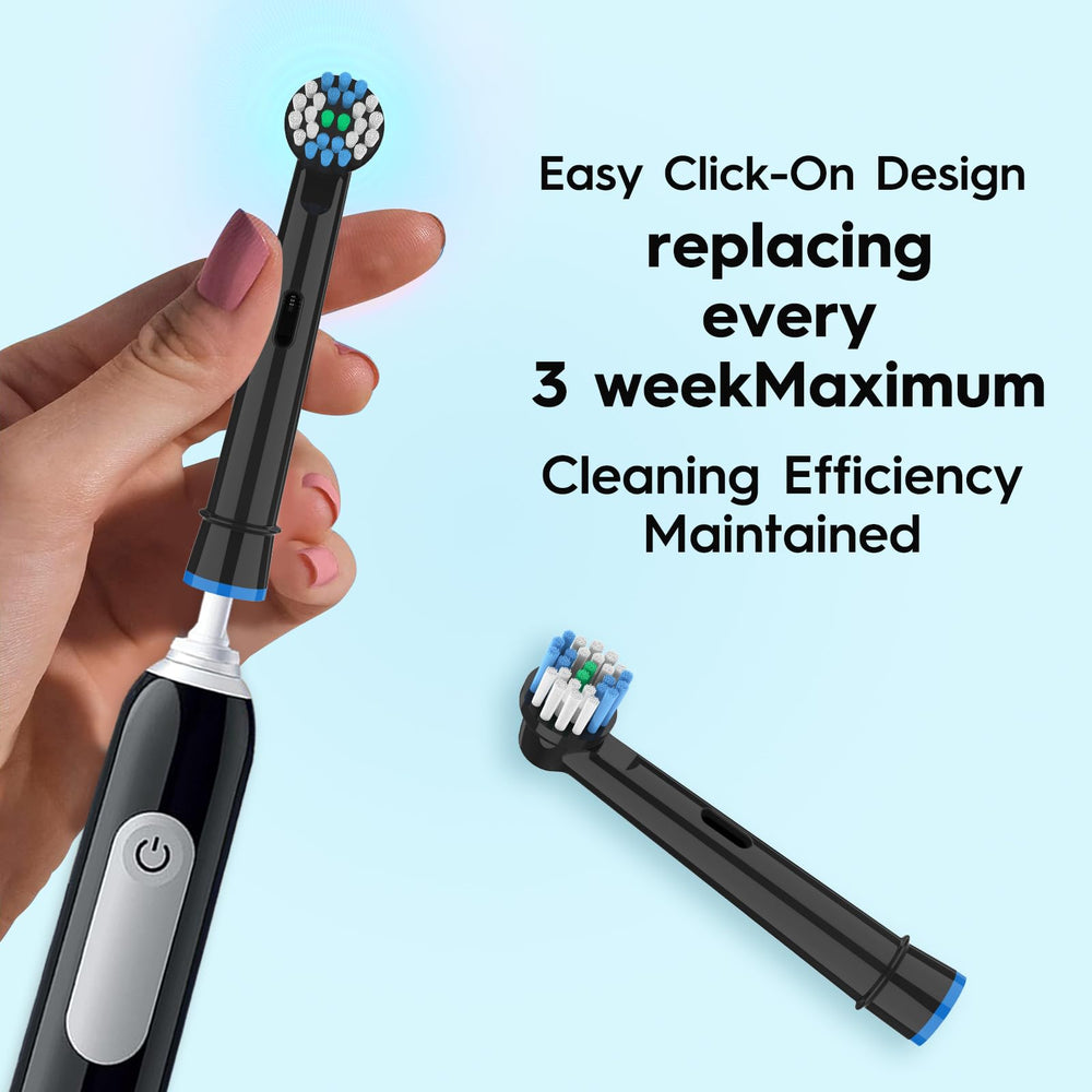 Premium packaging of replacement toothbrush heads for Oral-B