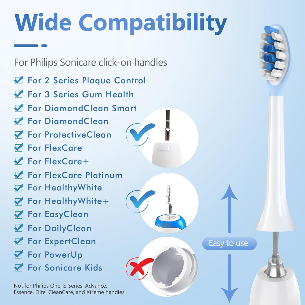 Gentle bristles close-up on Oral-B replacement head