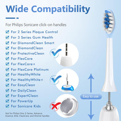 Gentle bristles close-up on Oral-B replacement head