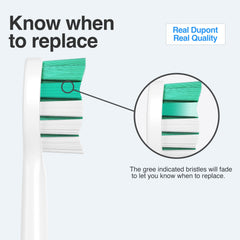 High-density bristles for effective plaque removal