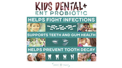 Box and bottle displayed together for the dental probiotic supplement