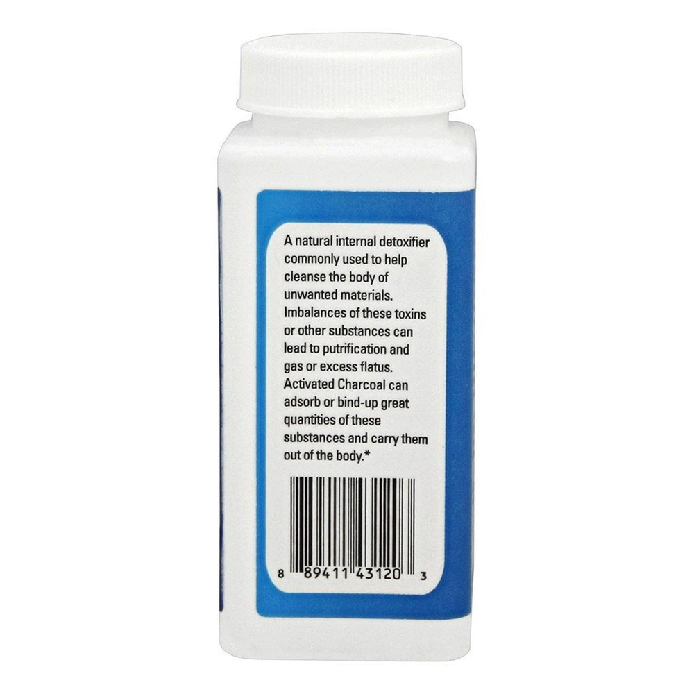 Requa Activated Charcoal 260 mg capsules close-up
