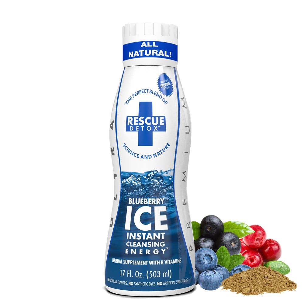 Rescue Detox ICE Blueberry flavor 32oz bottle - Maximum Strength