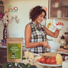Sealable kraft bag for moringa powder