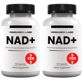 Front label of Research Labs NAD+ Supplement 2 for 1 Ad