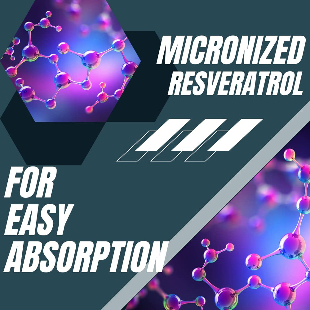 Research Labs Resveratrol bottle in a GMP-certified facility