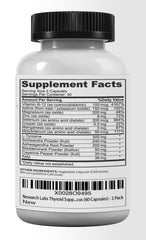 Two-pack box packaging of Research Labs Thyroid Support + Iodine