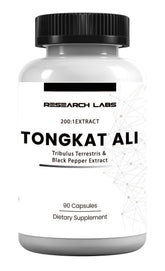 Product image showing Research Labs Tongkat Ali 200x strength capsules