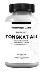 Product image showing Research Labs Tongkat Ali 200x strength capsules