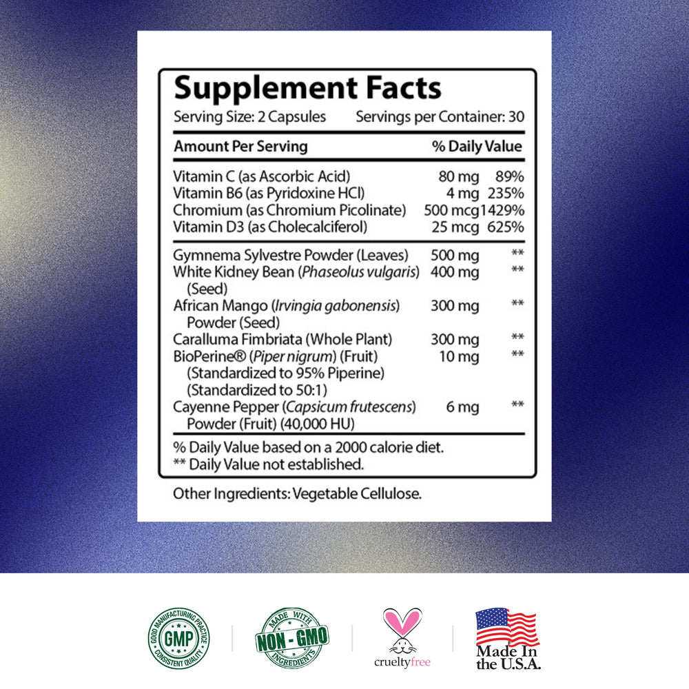 Made in the USA label on the bottle